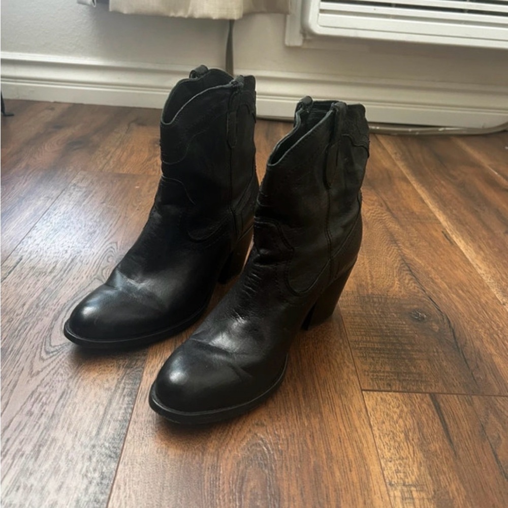 Black Frye Ankle Boots
